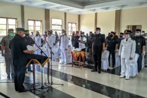 Prosesi pelantikan pejabat dilingkungan pemkab Kuningan.